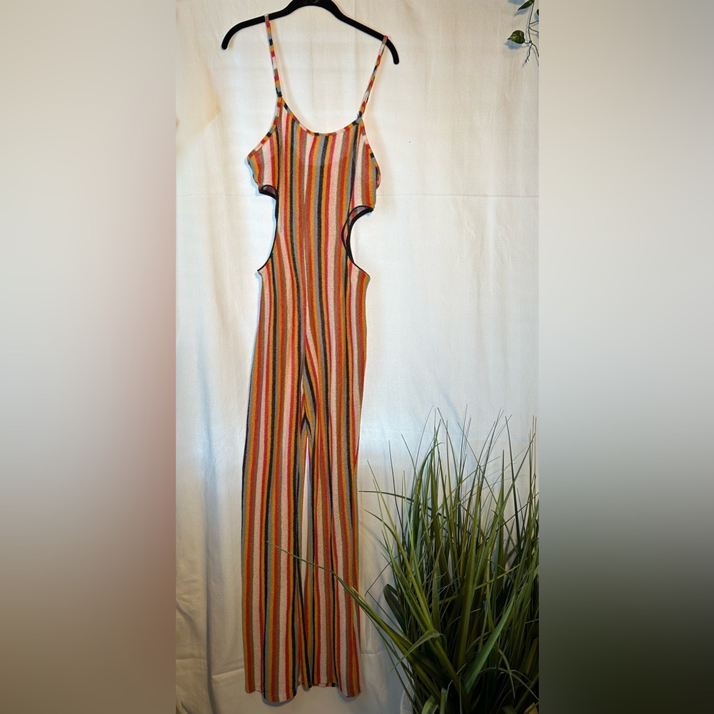 Beautiful striped jumpsuit!